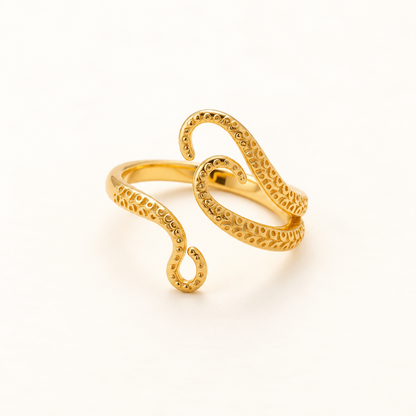 Octopus Gold Ring