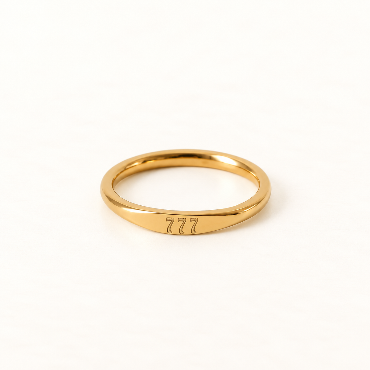 777 Gold Ring