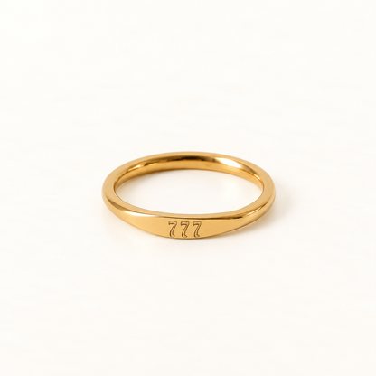 777 Gold Ring