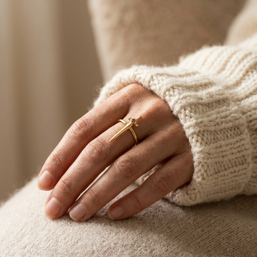 Sword Gold Ring