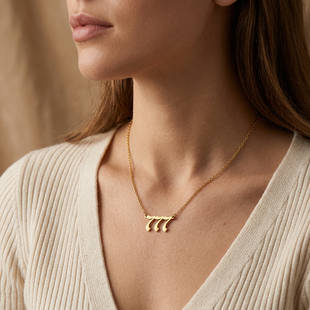 777 Gold Necklace