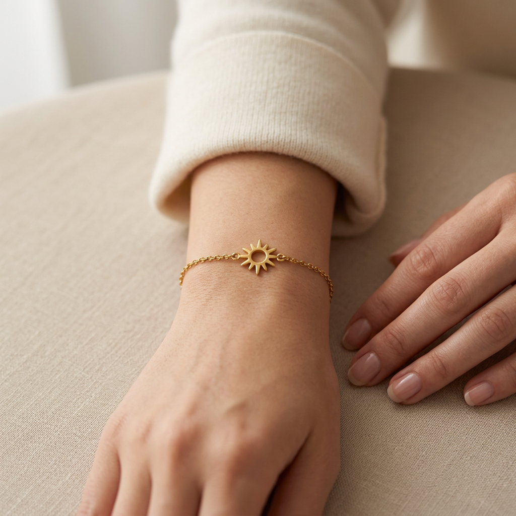 Sun Gold Anklet