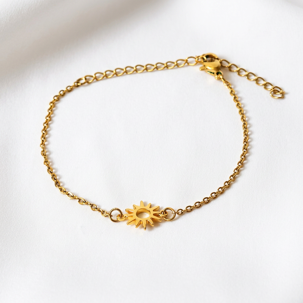 Sun Gold Anklet