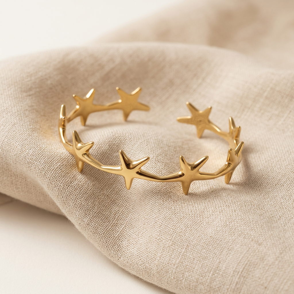 Star Gold Bangle