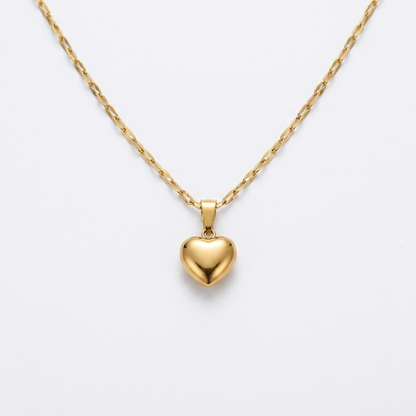 Minimal Heart Gold Necklace