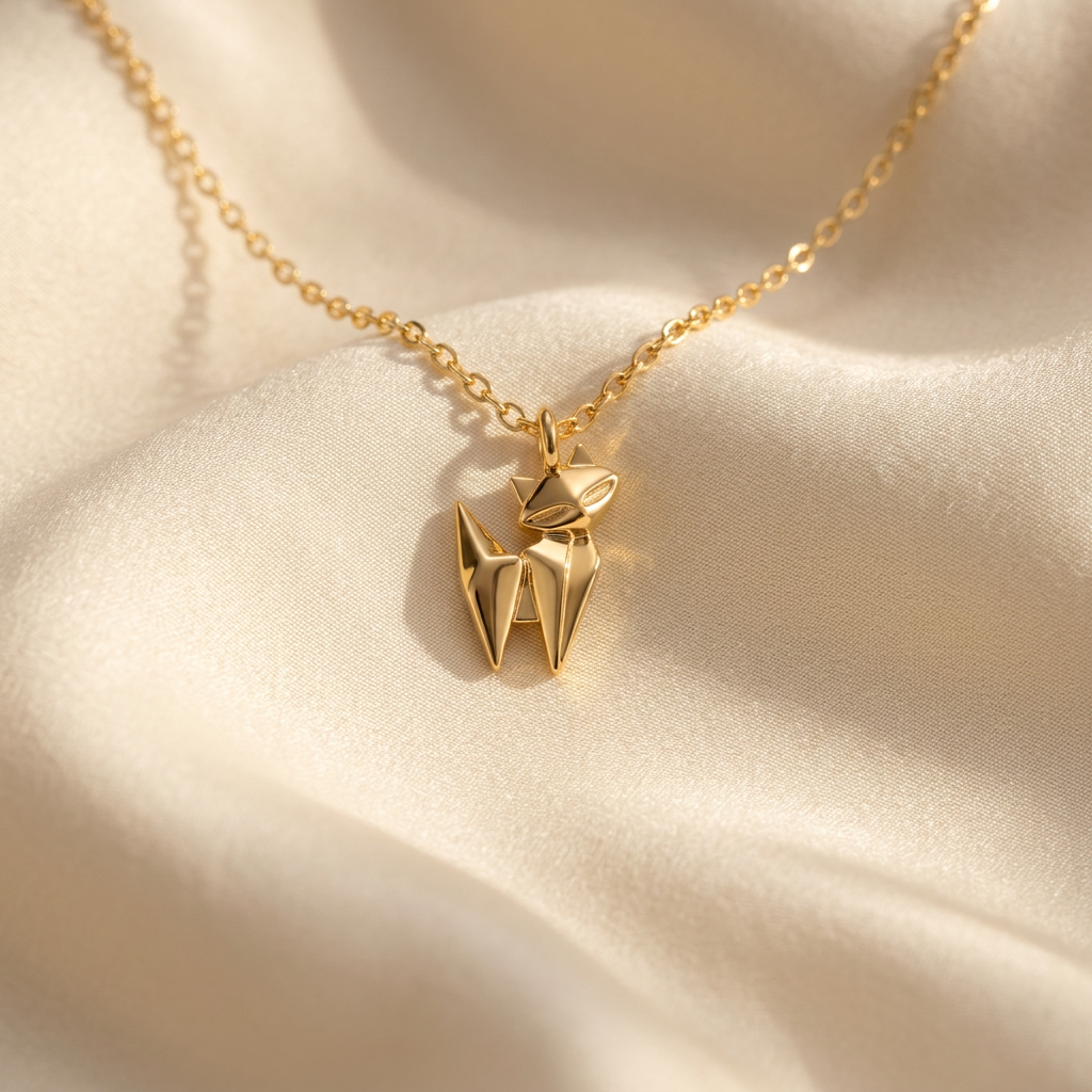 Cat Gold Necklace