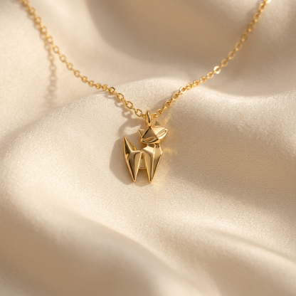 Cat Gold Necklace