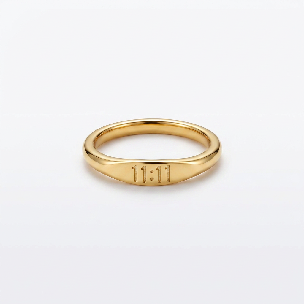 11:11 Gold Ring