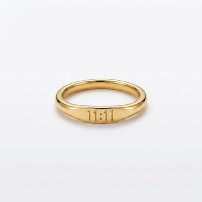 11:11 Gold Ring