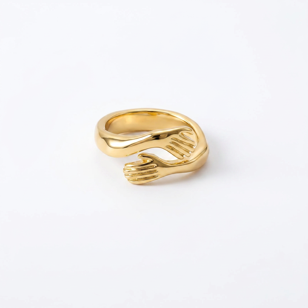 Hug Gold Ring