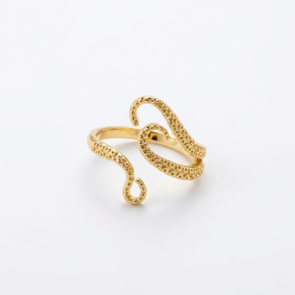 Octopus Gold Ring