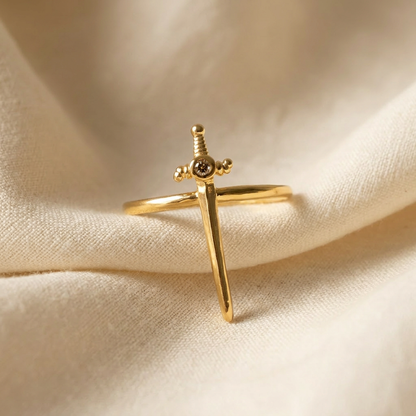 Sword Gold Ring