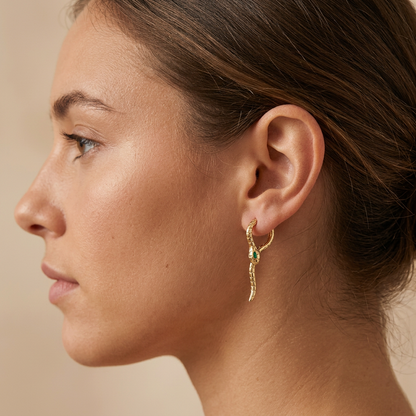 Snake Gold Dangles