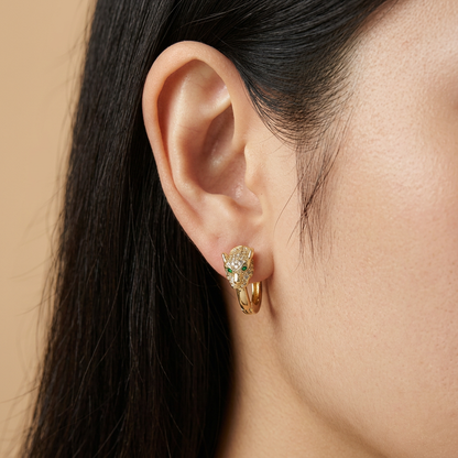 Jaguar Gold Hoops