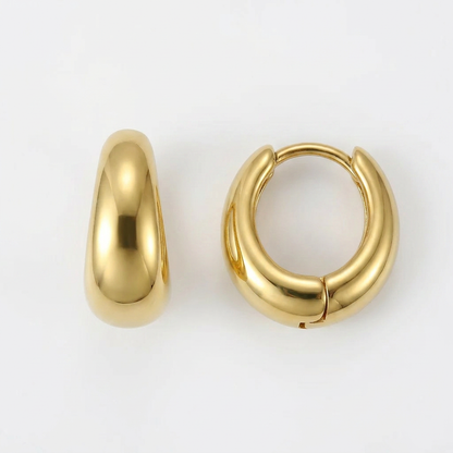 Chunky Gold Hoops