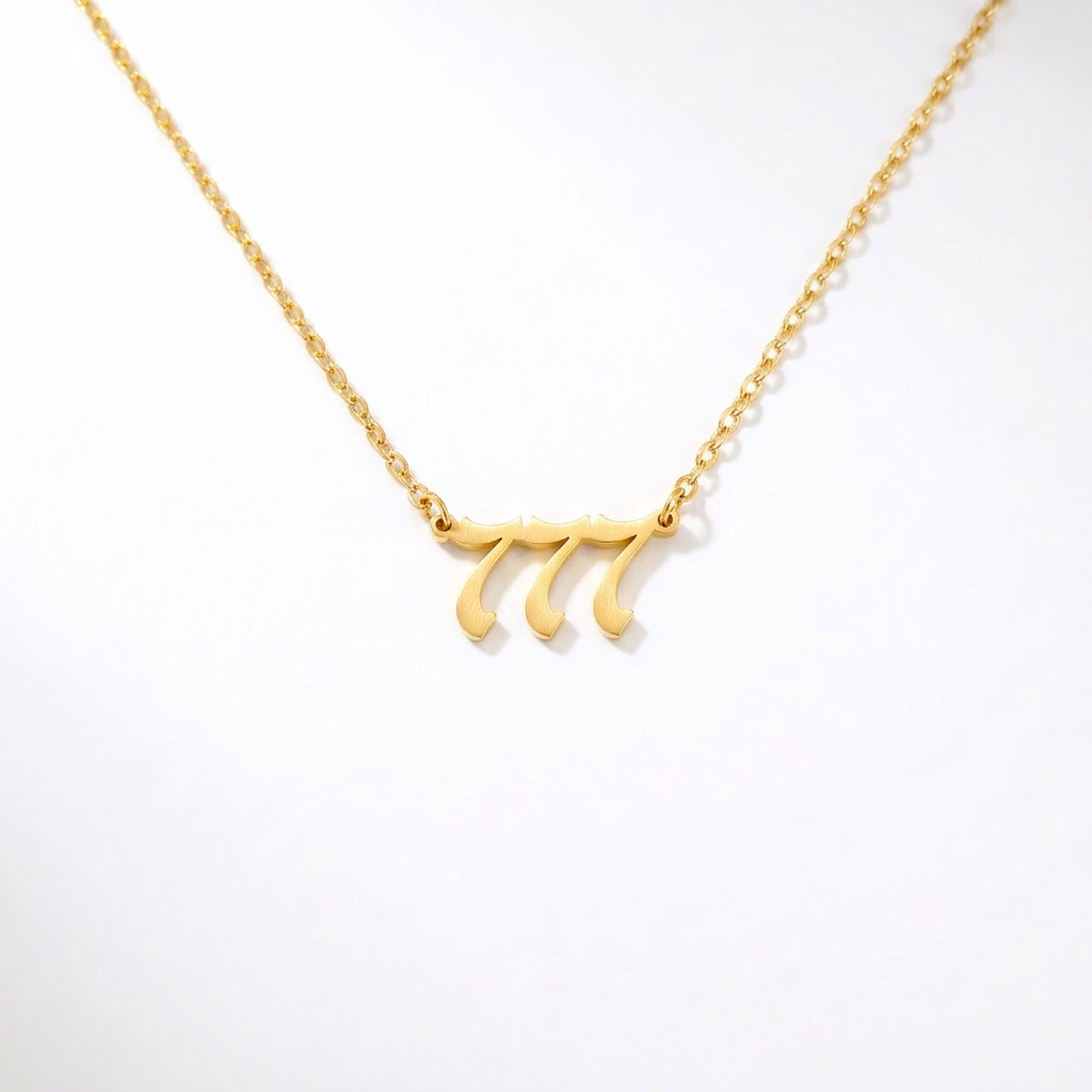 777 Gold Necklace