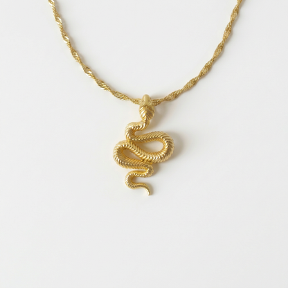 Snake Gold Necklace