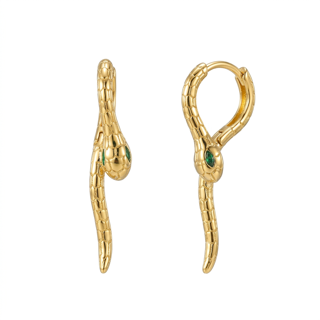 Snake Gold Dangles