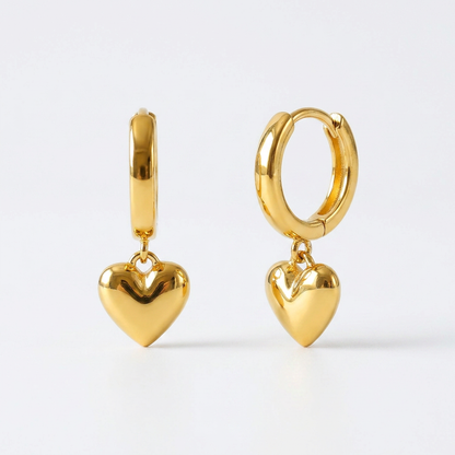 Heart Gold Dangles