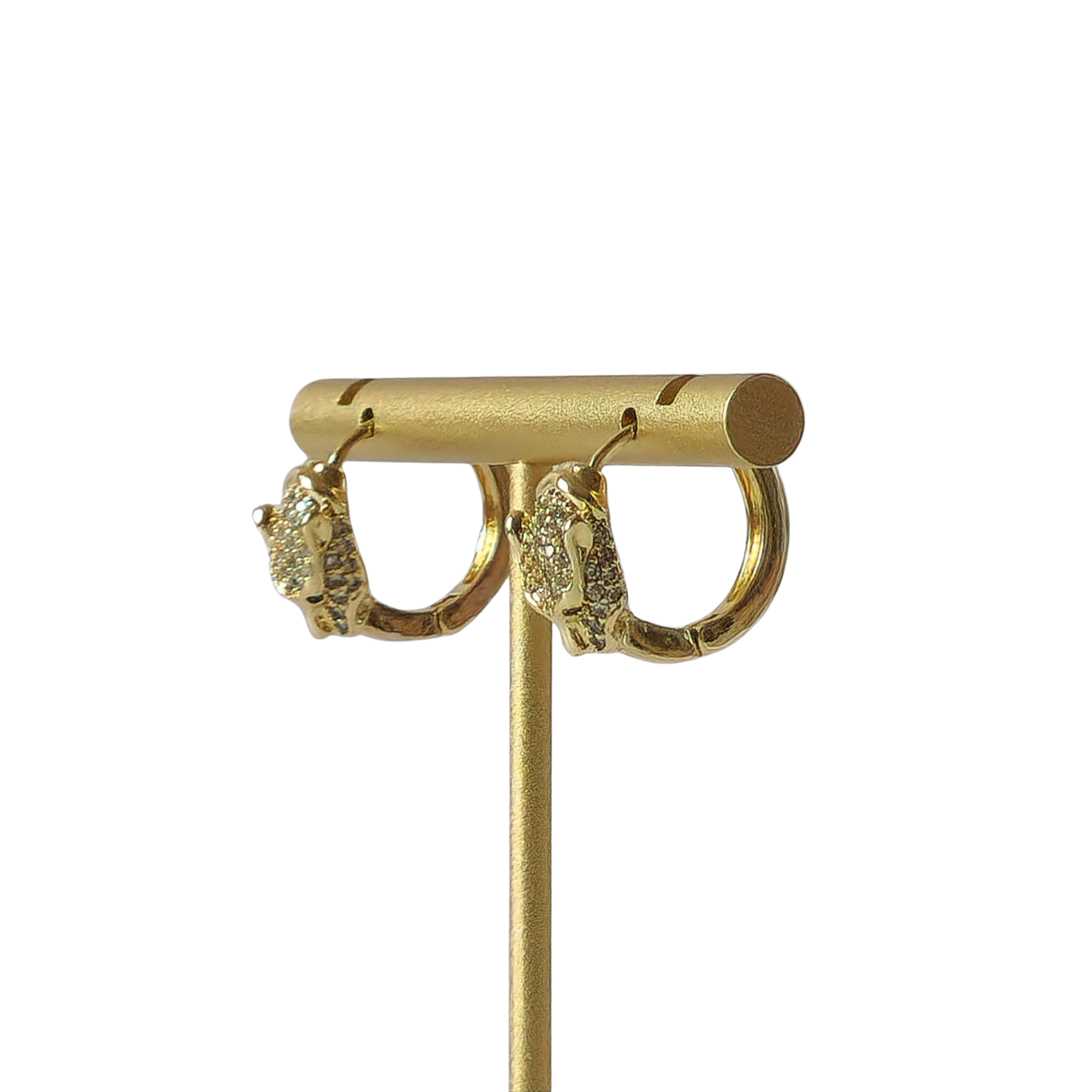 Jaguar Gold Hoops