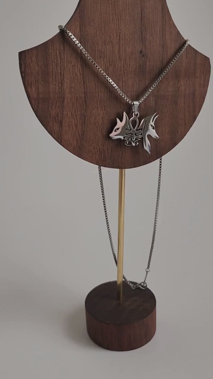 Egyptian Anubis Ankh Necklace