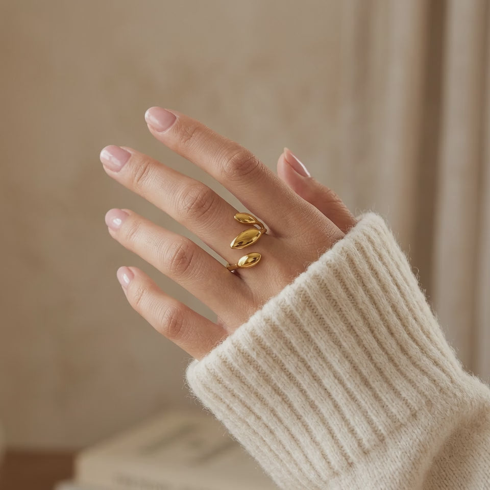 Leaf Gold Ring