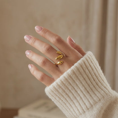 Leaf Gold Ring