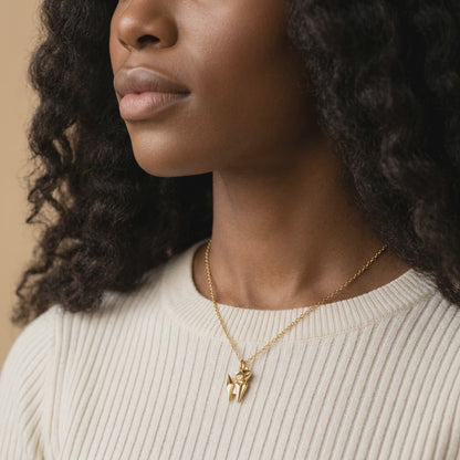 Cat Gold Necklace