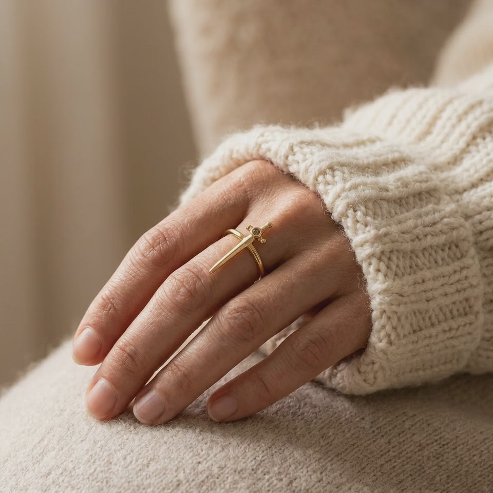 Sword Gold Ring