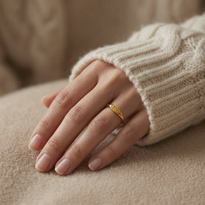777 Gold Ring