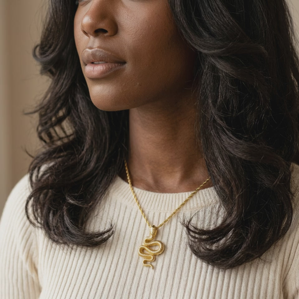 Snake Gold Necklace