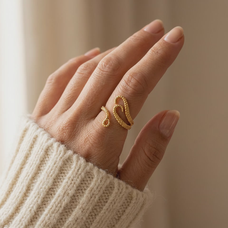 Octopus Gold Ring