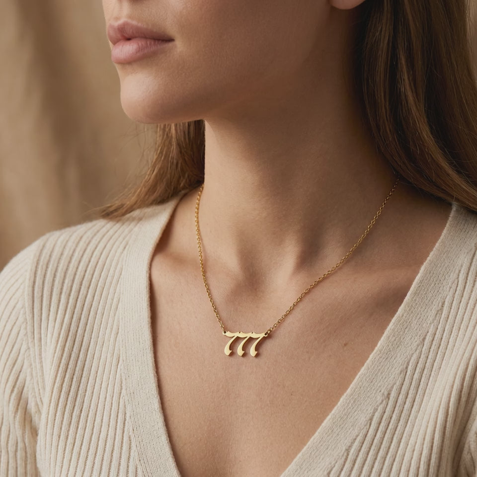 777 Gold Necklace
