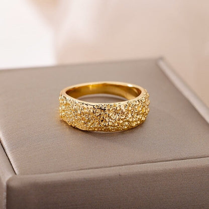 Punk Ring, 18K Gold Punk Ring, Punk Party Ring, Punk Fashion Ring for Women, Gift for Her