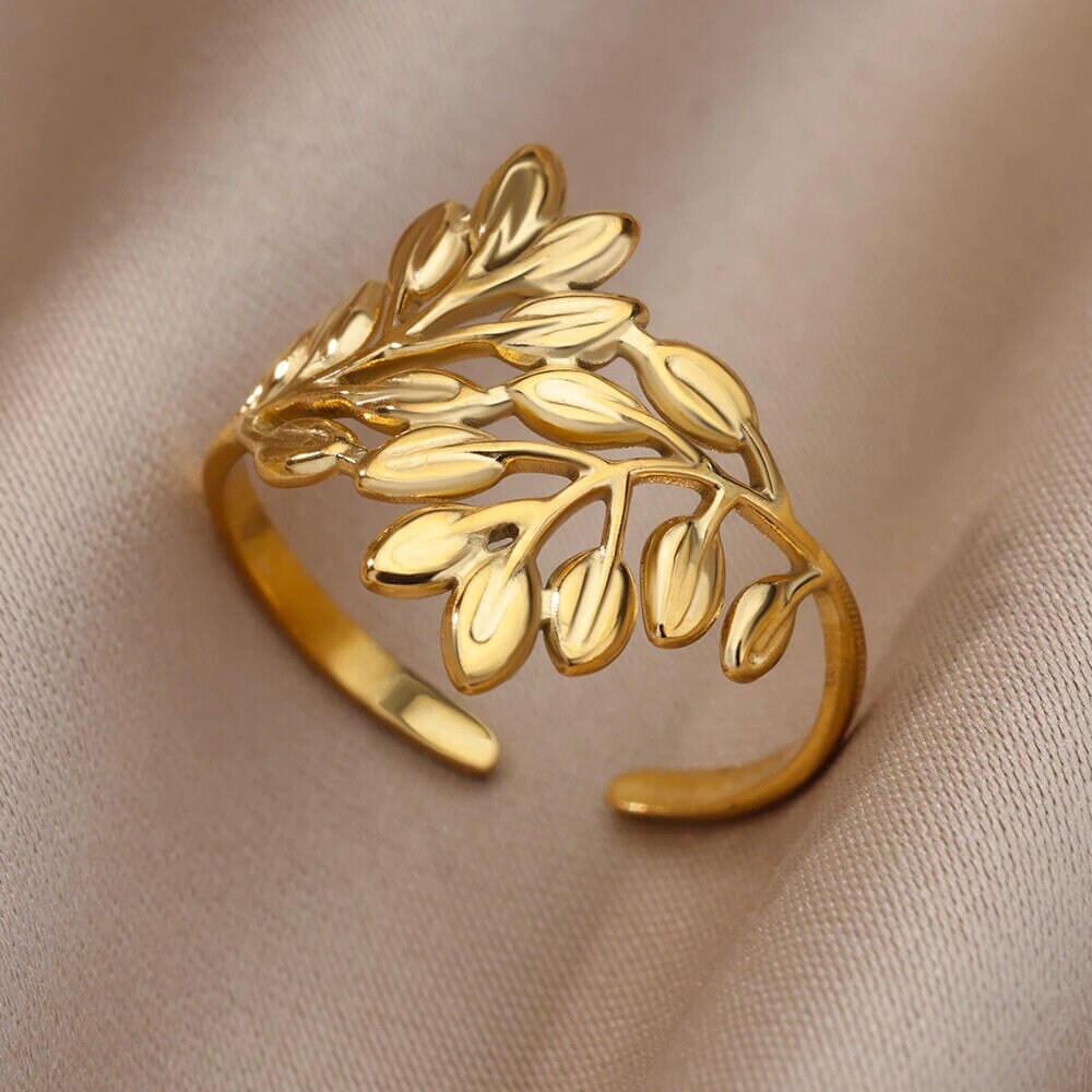 Tree of Life Ring, Hippie Ring, 18K Gold Tree of Life Ring, Branches Fashion Ring for Women, Gift for Her