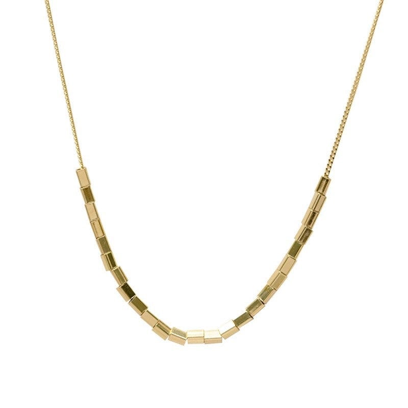 18K Gold Chain Necklace, Dainty Chain Necklace, Korean Fashion Necklace for Women, Gift for Her