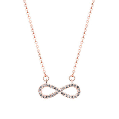 Boho Charm Infinity Forever Pendant, 18K Gold Layered Yogi Necklace, Dainty Minimalist Jewelry, Delicate Handmade for Women, Gift for Her