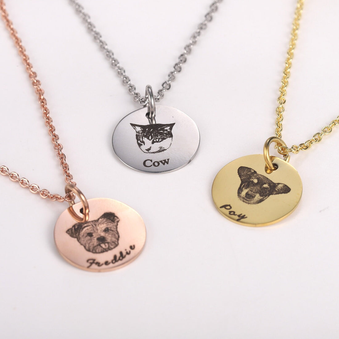 Personalized Pet Necklace, Custom Pet Necklace, Engraved Pet Necklace, Customized Gift, Personalized Gift, Gift for Her, Gift for Him