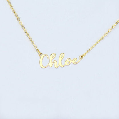 Personalized Necklace, Customized Name Necklace, 18K Gold Custom Name Necklace, Personalized Gift, Customized Gift, Gift for Her