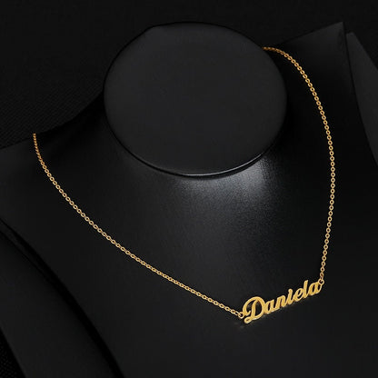 Personalized Necklace, Customized Name Necklace, 18K Gold Custom Name Necklace, Personalized Gift, Customized Gift, Gift for Her