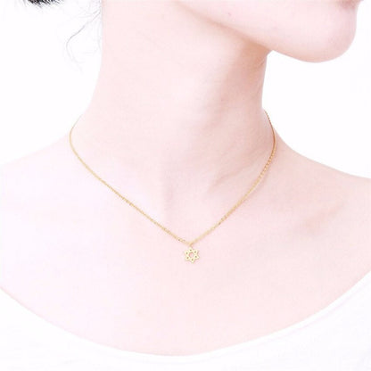 18K Gold Star of David Necklace, Star of David Pendant, Gold Jewish Necklace, Religious Necklace for Women, Gift for Her