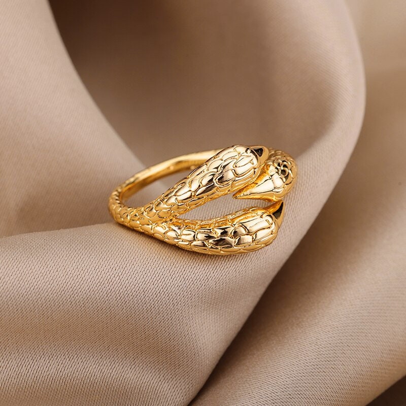 18K Gold Dragon Claw Ring, Gothic Dragon Claw Ring, Punk Dragon Claw Ring, Gothic Fashion Ring for Women, Gift for Her
