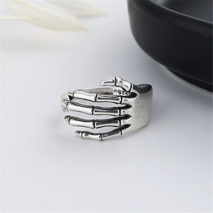 Gothic Skeleton Ring, Gothic Bones Ring, Punk Skeleton Hands Ring, Punk Bones Ring, Punk Fashion Ring for Women, Gift for Her