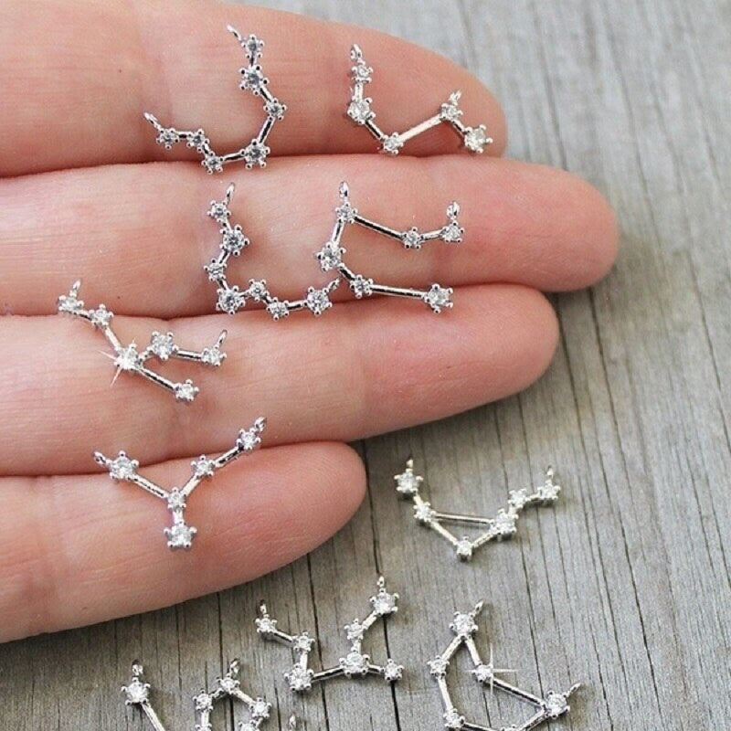 Horoscope Sign Constellation Stars , 18K Gold Layered Zodiac Anklet, Dainty Minimalist Jewelry, Delicate Handmade for Women, Gift for Her